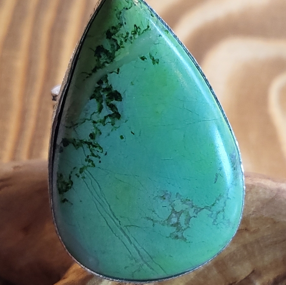 Color Enhanced Howlite Ring - Adjustable - Picture 5 of 7